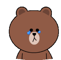 Sad Cry Sticker - Sad Cry Brown Stickers