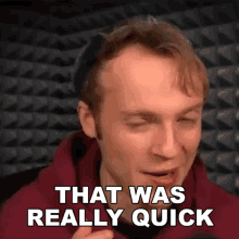 That Was Really Quick Fred Pye GIF - That Was Really Quick Fred Pye Nought GIFs