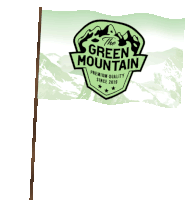 The Green Mountain Swiss Vegan Sticker - The Green Mountain Swiss The Green Mountain Green Mountain Stickers