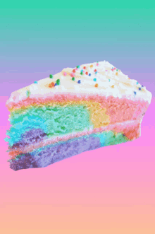 Cake Rainbow Cake GIF - Cake Rainbow Cake Birthday Cake GIFs