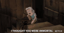 I Thought You Were Immortal Immortal GIF - I Thought You Were Immortal Immortal Immortality GIFs