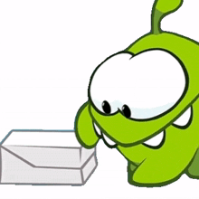 opening the box om nom cut the rope whats inside check the box