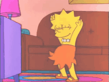 The Simpsons Lisa GIF - The Simpsons Lisa Dancing GIFs