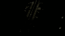 a blurry picture of a building at night