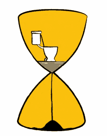 downsign waste of time hourglass shit poop