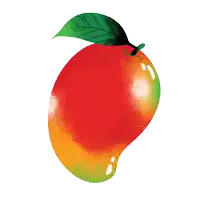 a red apple with a green leaf on top