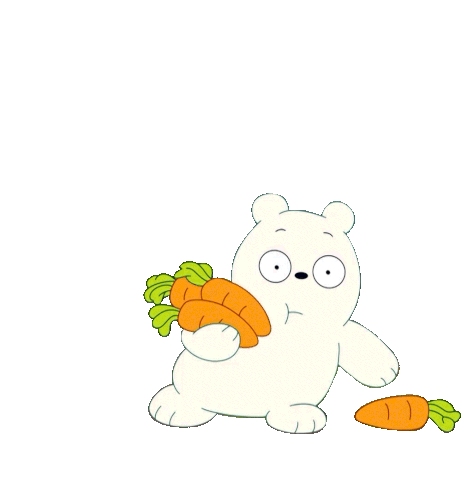 We Baby Bears Food Sticker - We Baby Bears Food Carrots Stickers