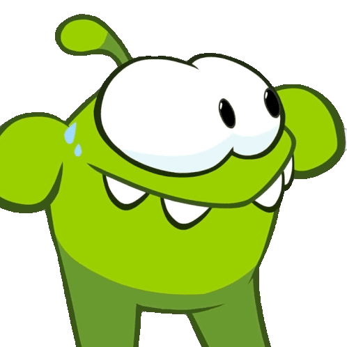 It'S So Hot Om Nom Sticker - It'S So Hot Om Nom Cut The Rope Stickers