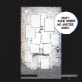 a speech bubble that says " do n't join diner no matter what "