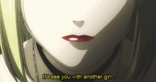 Death Note Anime GIF - Death Note Anime If I See You With Another Girl GIFs