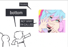a cartoon of a girl making a heart with her hands and a cartoon of a boy making a dab .