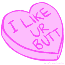 I Like Your Butt Heart GIF - I Like Your Butt Heart GIFs