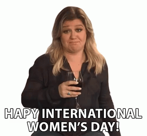 Happy International Womans Day Girl Power Sticker Happy International Womans Day Girl Power