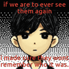 Omori They Will Never Know GIF - Omori They Will Never Know They Wont Remember You GIFs