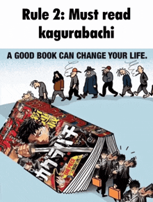 rule 2 : must read kagurabachi a good book can change your life ..