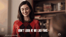 Dont Look At Me Like That Brooke Lyons GIF - Dont Look At Me Like That Brooke Lyons Kate GIFs