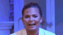 Funny Face Confused GIF - Funny Face Confused Chrissy Teigen GIFs