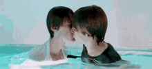 Gay Kiss GIF - Gay Kiss Pool GIFs