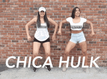 chica hulk fists down dance off dancing dance moves