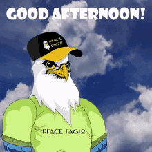 Good Afternoon Peace Eagle GIF - Good Afternoon Peace Eagle GIFs