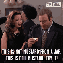 This Is Not Mustard From A Jar This Is Deli Mustard GIF - This Is Not Mustard From A Jar This Is Deli Mustard Try It GIFs