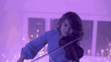 playing violin taylor davis walking in the air feel the music graceful