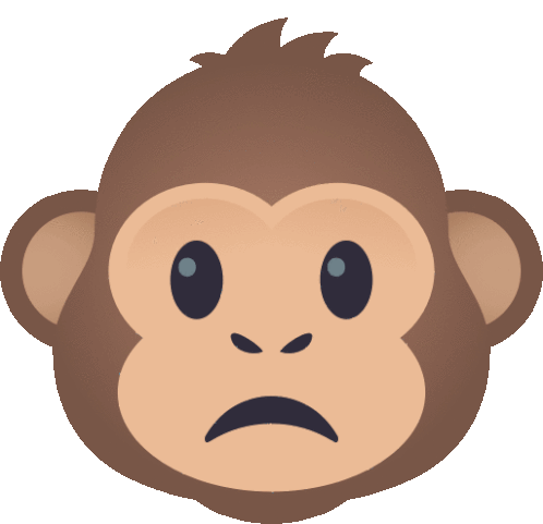 Sad Monkey Monkey Sticker - Sad Monkey Monkey Joypixels Stickers