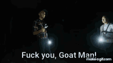 Fuck You Goat Man Buzzfeed Unsolved GIF - Fuck You Goat Man Buzzfeed Unsolved Fuck GIFs
