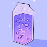 Space Milk Carton GIF