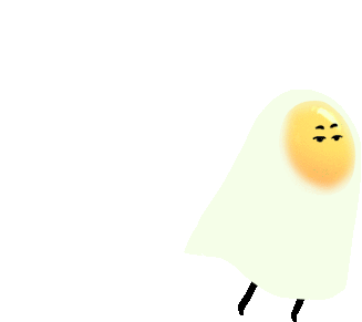 Egg Egg Ghost Sticker - Egg Egg Ghost Ghost Egg Stickers