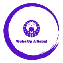 wake up a rebel lion logo