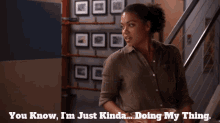Station19 Vic Hughes GIF - Station19 Vic Hughes You Know Im Just Kinda Doing My Thing GIFs