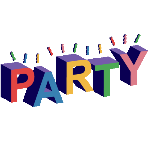 Party Celebration Sticker - Party Celebration Party Time Stickers