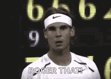 Tennis Roger That GIF