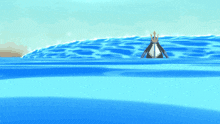 Empoleon Surf GIF - Empoleon Surf Waves GIFs
