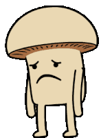 Mushroom Mushroommovie Sticker - Mushroom Mushroommovie Sad Stickers