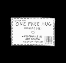 One Free Hug GIF - Hug Ticket GIFs