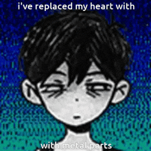 Omori I'Ve Replaced My Heart With Metal Parts Death Consciousness Omori GIF - Omori I'Ve Replaced My Heart With Metal Parts Omori Death Consciousness Omori GIFs