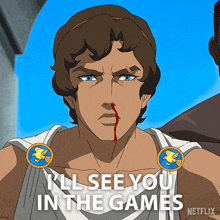 I'Ll See You In The Games Heron GIF - I'Ll See You In The Games Heron Blood Of Zeus GIFs
