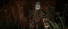 a cartoon scene with a sign that says corona