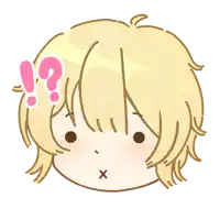 a cartoon drawing of a girl with a question mark and exclamation point above her head