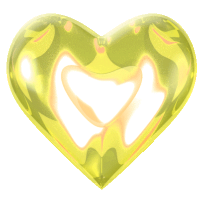 Yellow Heart Sticker - Yellow Heart Stickers