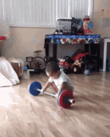 Baby Weightlifter GIF