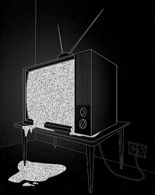 television set the telly static liquid liquid noise white noise