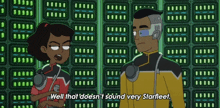 Well That Doesn'T Sound Very Starfleet Ensign Rutherford GIF - Well That Doesn'T Sound Very Starfleet Ensign Rutherford Ensign Mariner GIFs