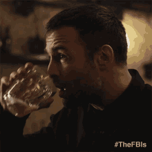 Drinking Nick Thorpe GIF - Drinking Nick Thorpe Fbi International GIFs
