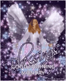 Blessings Good Morning GIF - Blessings Good Morning Angel GIFs