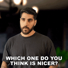 Which One Do You Think Is Nicer Rudy Ayoub GIF - Which One Do You Think Is Nicer Rudy Ayoub Which One Is Better GIFs