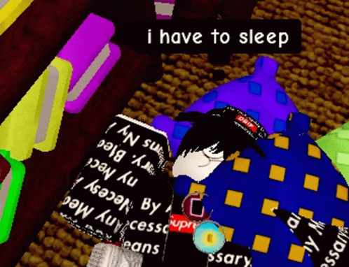 Sleep Roblox GIF - Sleep Roblox Meme - Discover & Share GIFs