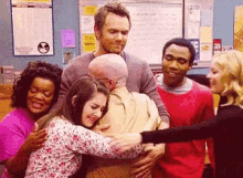 Community Group Hug GIF
